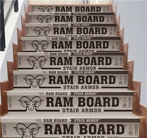 RAM BOARD STAIR ARMOR STAIR  PROTECTION 34&quot; X 19&quot; 6-PC/PK