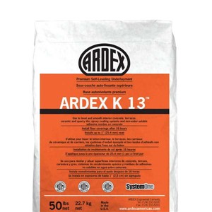 ARDEX K-13 PREMIUM SELF-LEVELING UNDERLAYMENT 50-LB/BG