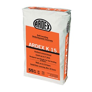 ARDEX K-15 PREMIUM SELF-LEVELING UNDERLAYMENT 55-LB/BG