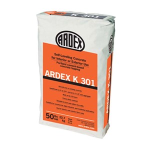 ARDEX K-301 EXTERIOR SELF-LEVELING CONCRETE TOPPING 50-LB/BG