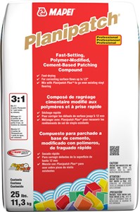 MAPEI PLANIPATCH PROFESSIONAL CEMENT BASED PATCHING COMPOUND 25-LB/BG