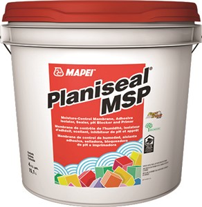 MAPEI PLANISEAL MSP MOIST-CONTROL MEMBRANE ADH ISO SEALER 4-GA/PA