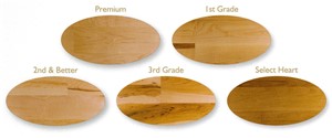 3/4&quot; X 2-1/4&quot; SOL 2ND &amp; BETTER HARD MAPLE UNF 1&#39;-8&#39;/RL 18-SF/BD