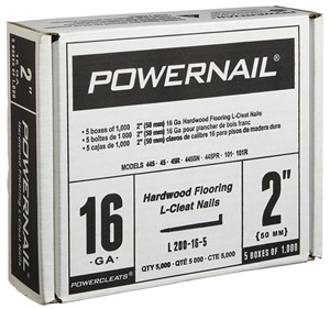 POWERNAIL 2&quot; L-POWERCLEATS 16GA 1,000/BX